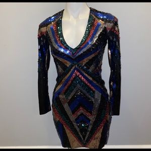 Express Sequin Dress Size XS NWOT